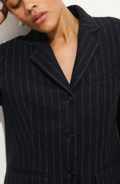 Alex Mill Chalkstripe Primrose Blazer In Wool In Multi