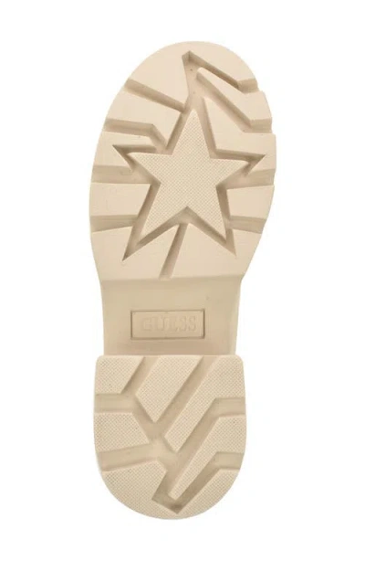 Guess Yarini Lug Sole Boot In Neutral