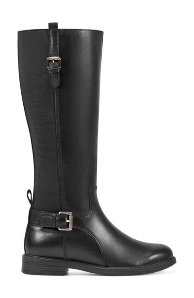 Easy Spirit Women's Jackie Eflex Block Heel Tall Boots In Black