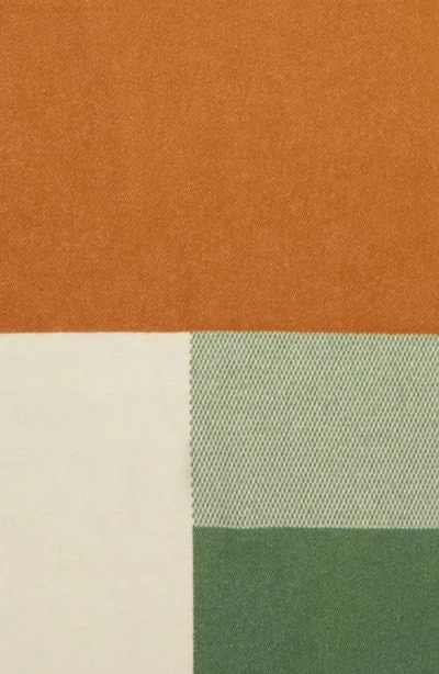 Johnstons Of Elgin Block Jacquard Wool & Cashmere Throw Blanket In Multi