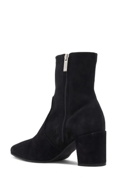 Aquatalia Stassi Weatherproof Suede Boot In Black