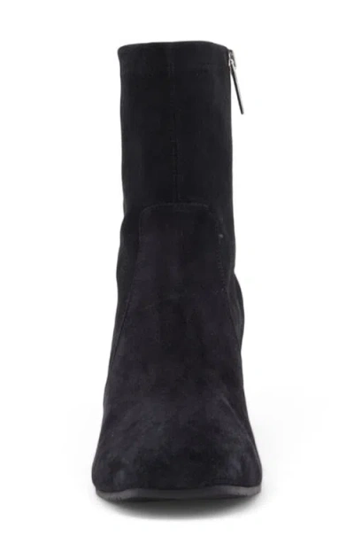 Aquatalia Stassi Weatherproof Suede Boot In Black