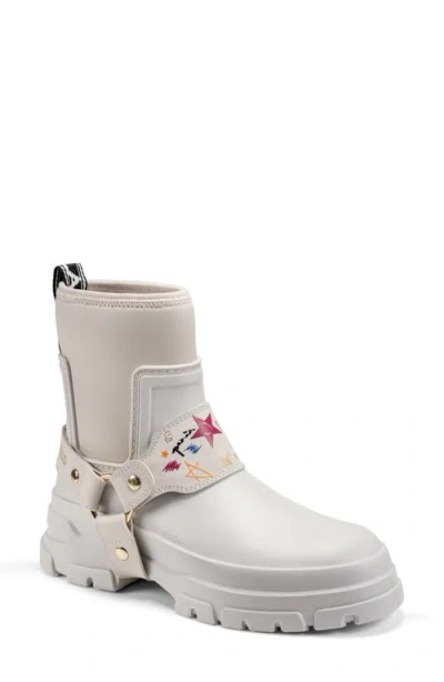 Karl Lagerfeld Ranelle Women's Rain Boots In Neutral