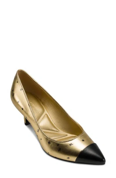 Karl Lagerfeld Women's Riaz Mid Pumps In Multi