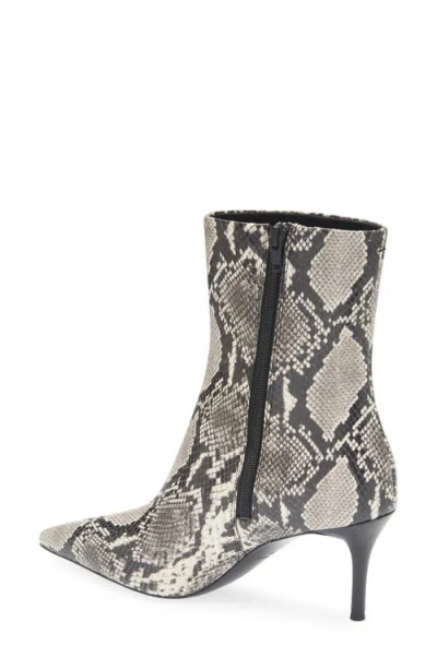 Rag & Bone Mercer Snake-embossed Leather Ankle Boots In Animal Print