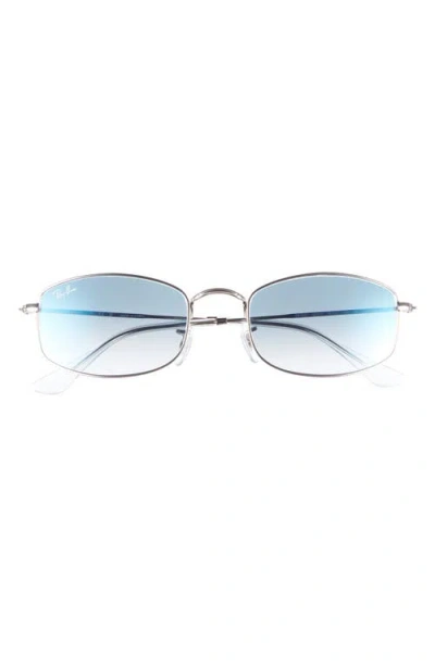 Ray Ban Ray-ban 55mm Gradient Irregular Sunglasses In Blue