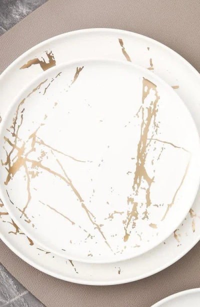 Stone Lain Zora 16 Pc. Dinnerware Set, Service For 4 In White