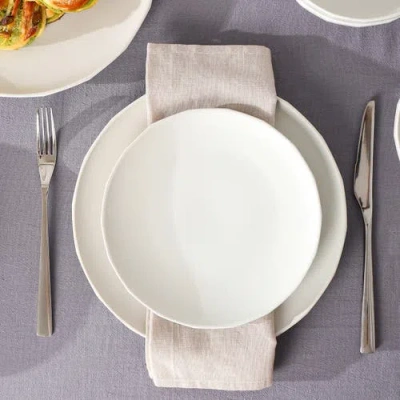 Stone Lain Rio Stoneware 24-piece Dinnerware Set In White