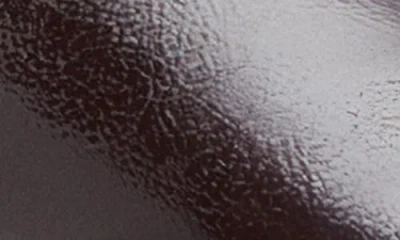 Mango Block Heel Leather Shoes Burgundy In Burgundy