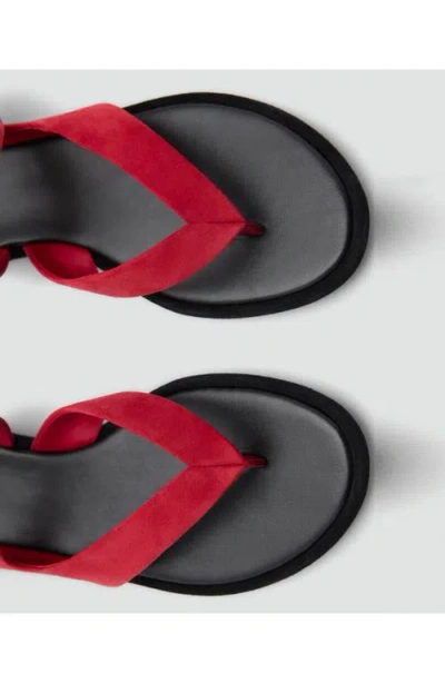 Mango Ankle Strap Sandal In Red