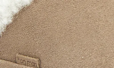 Hari Mari Tia Genuine Shearling Lined Slipper In Brown