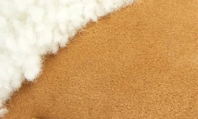 Hari Mari Tia Genuine Shearling Lined Slipper In Brown