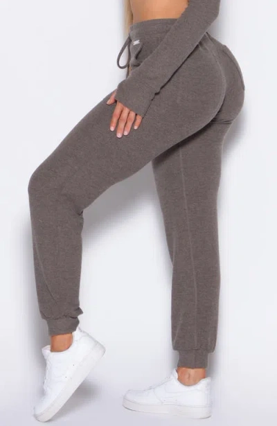 Bombshell Sportswear Cuddle Up Joggers In Brown