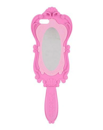 Shop Moschino Iphone 5 Cover In Pink