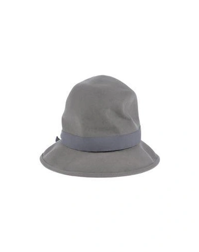Shop Emporio Armani Hat In Grey