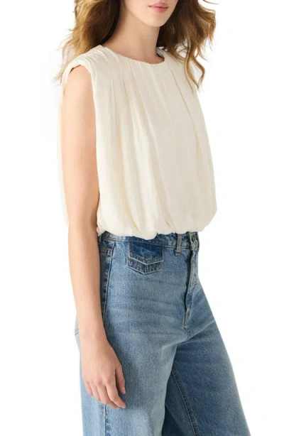 Steve Madden Milana Sleeveless Blouson Top In White