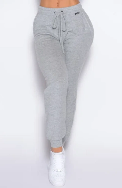 Bombshell Sportswear Cuddle Up Joggers In Gray