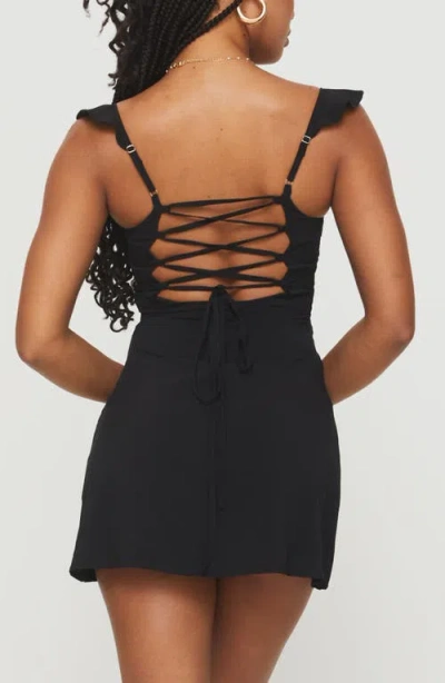 Princess Polly Landon Strappy Minidress In Black