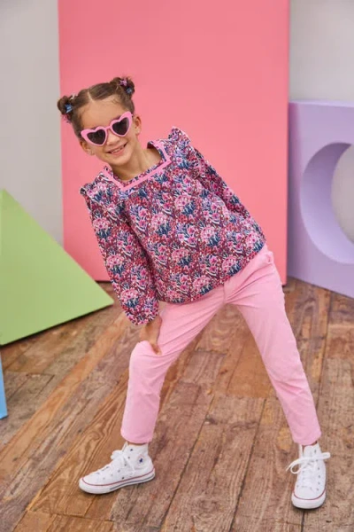 Bisby Kids' Twiggy Corduroy Pants In Pink