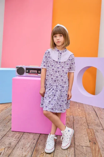 Bisby Kids' Western Floral Molly Dress In Neutral