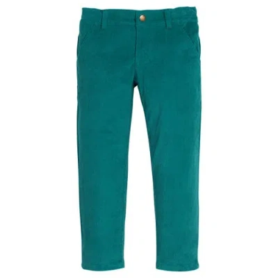 Bisby Kids' Velvet Twiggy Pants In Green