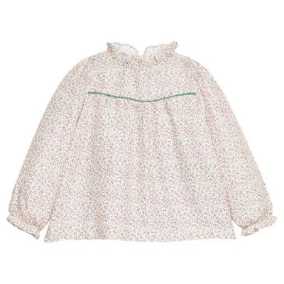 Bisby Kids' Ruffled Mccall Top In Pink