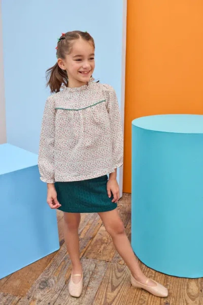 Bisby Kids' Ruffled Mccall Top In Pink