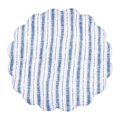 C & F Home C&f Home Payton Paisley Round Placemats Set Of 6, 17" In Multi