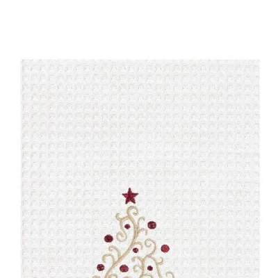 C & F Home C&f Home Christmas Tree Swirl Towel In Neutral