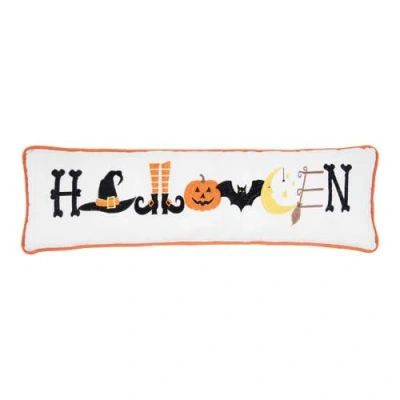 C & F Home C&f Home Halloween Embroidered Decorative Long Accent Pillow 6" X 24" In Multi