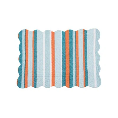 C & F Home C&f Home Tangerine Coast Placemats Set Of 6 In Blue