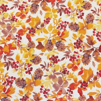 C & F Home C&f Home Cordelia Quilted Fall Leaves Watercolor Table Runner 14" X 51" In Multi