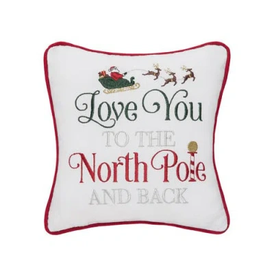C & F Home C&f Home To The North Pole & Back Christmas Pillow In Multi