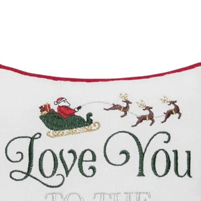 C & F Home C&f Home To The North Pole & Back Christmas Pillow In Multi