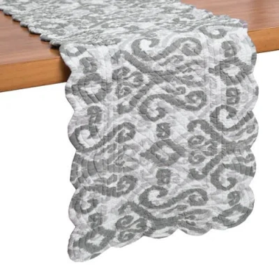 C & F Home C&f Home Heather Table Runner 14" X 51" In Gray
