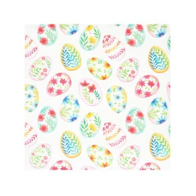 C & F Home C&f Home Colorful Easter Egg Charm & Plaid Cloth Napkins Set Of 6 In Green