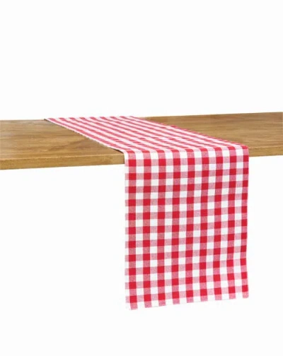 C & F Home C&f Home Ashford Red Table Runner 13" X 72" In Red