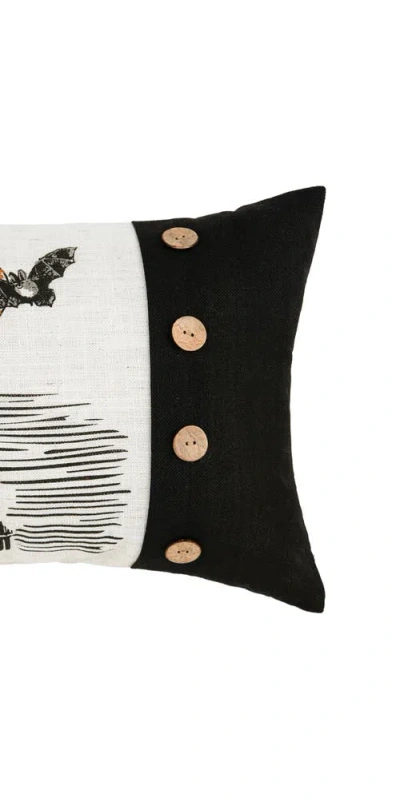 C & F Home C&f Home Haunted House Halloween 100% Polyester Printed Accent Pillow W/ Decorative Buttons 13" X 20 In Multi