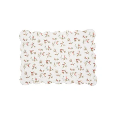 C & F Home C&f Home Averie Placemats Set Of 6, 13" X 19" In White