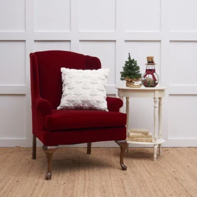 C & F Home C&f Home Frosted Tree Throw Pillow, 18" X 18" In White