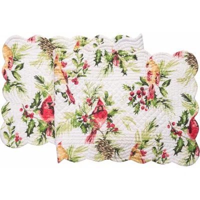 C & F Home C&f Home Ruby Cardinal Table Runner 14" X 51" In Multi
