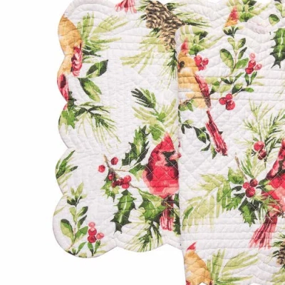 C & F Home C&f Home Ruby Cardinal Table Runner 14" X 51" In Multi