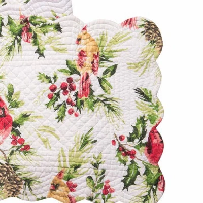 C & F Home C&f Home Ruby Cardinal Table Runner 14" X 51" In Multi