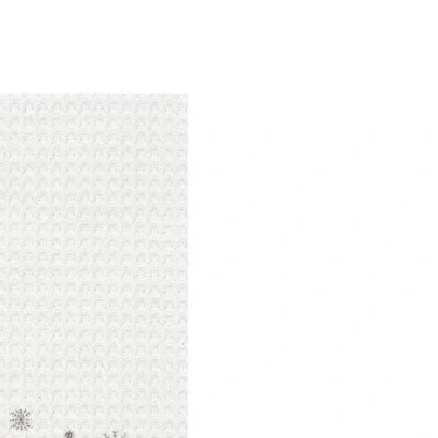 C & F Home C&f Home Be Merry Cardinal Embroidered Waffle Weave Kitchen Towel In White