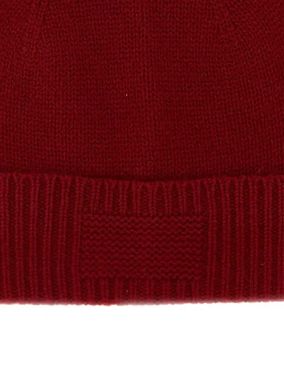 Guest In Residence Ribbed-cuff Cashmere Beanie In Red