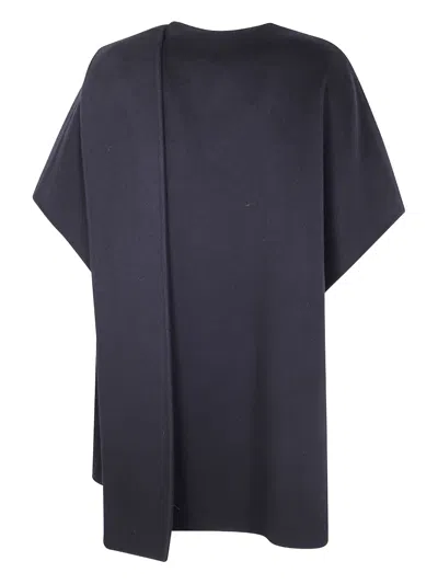 Mantù Mantu Cape Coat In Blue