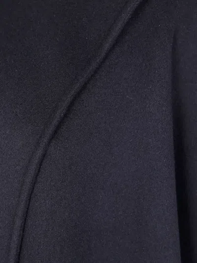 Mantù Mantu Cape Coat In Blue