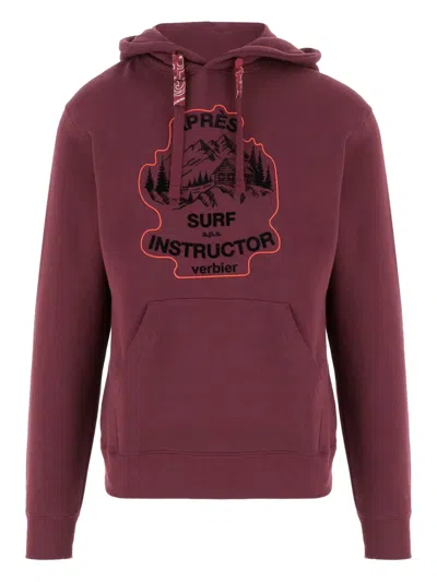Après Surf Cotton Sweatshirt With Logo In Purple