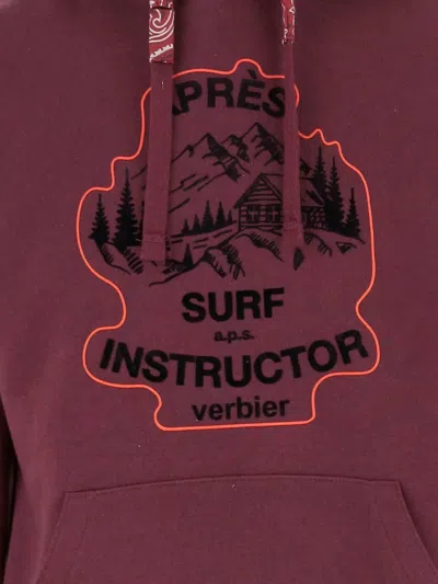 Après Surf Cotton Sweatshirt With Logo In Purple