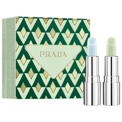 Prada Beauty Mini Hydrating Lip Balm Holiday Gift Set 0.48 Oz/1.43 ml In Multi